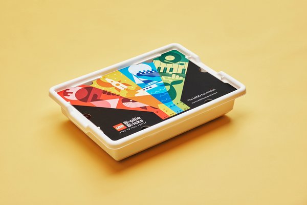 乐高盲文积木颗粒工具包